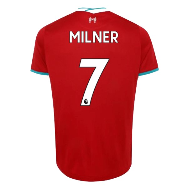 Camiseta Liverpool NO.7 Milner 1ª Kit 2020 2021 Rojo